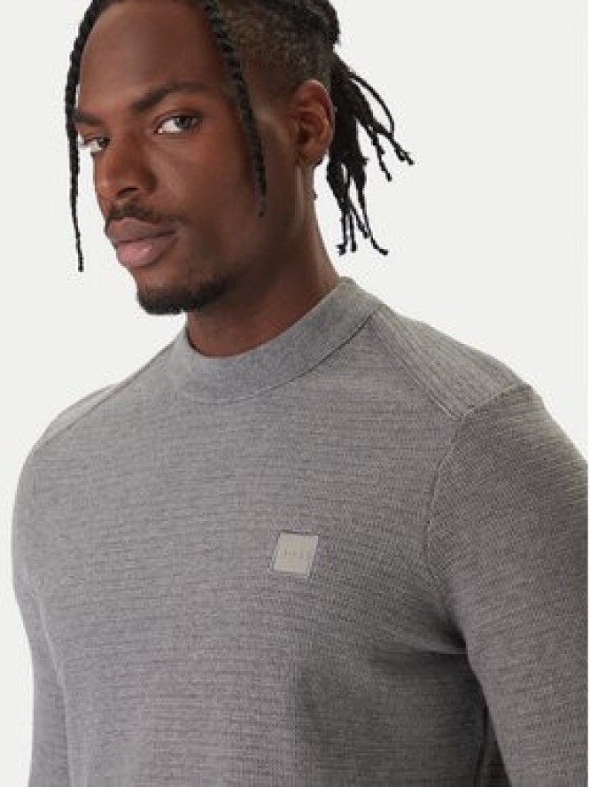 BOSS Sweter Anion 50527584 Szary Regular Fit