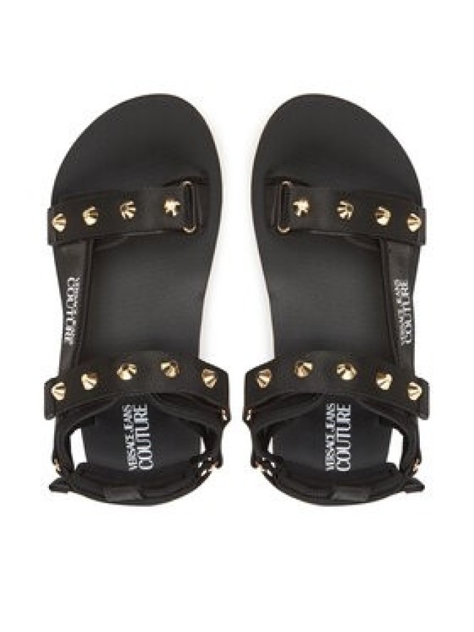 Versace Jeans Couture Sandały 78YA3S7C Czarny