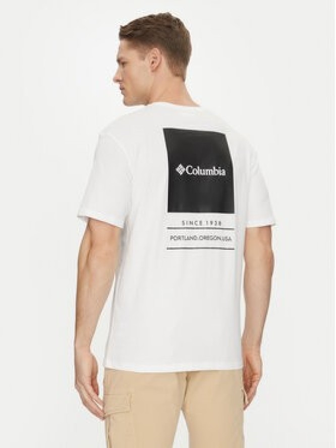 Columbia T-Shirt Barton Springs™ 2058331 Biały Regular Fit