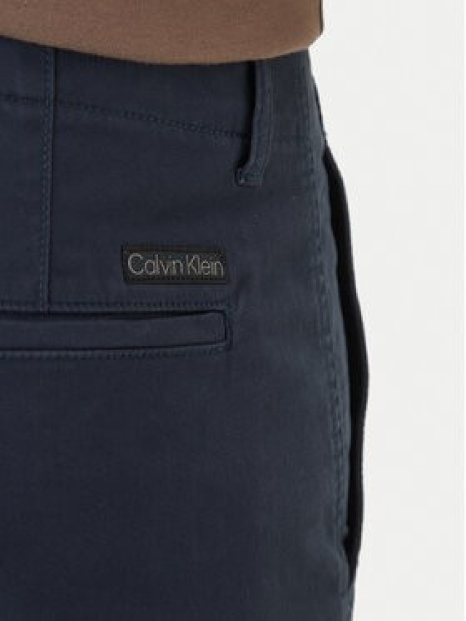 Calvin Klein Jeans Spodnie materiałowe LV04RF618G Granatowy Regular Fit