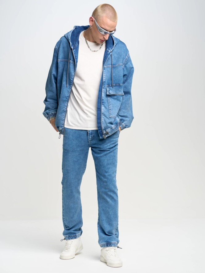 Jeansy męskie loose niebieskie Willu 319