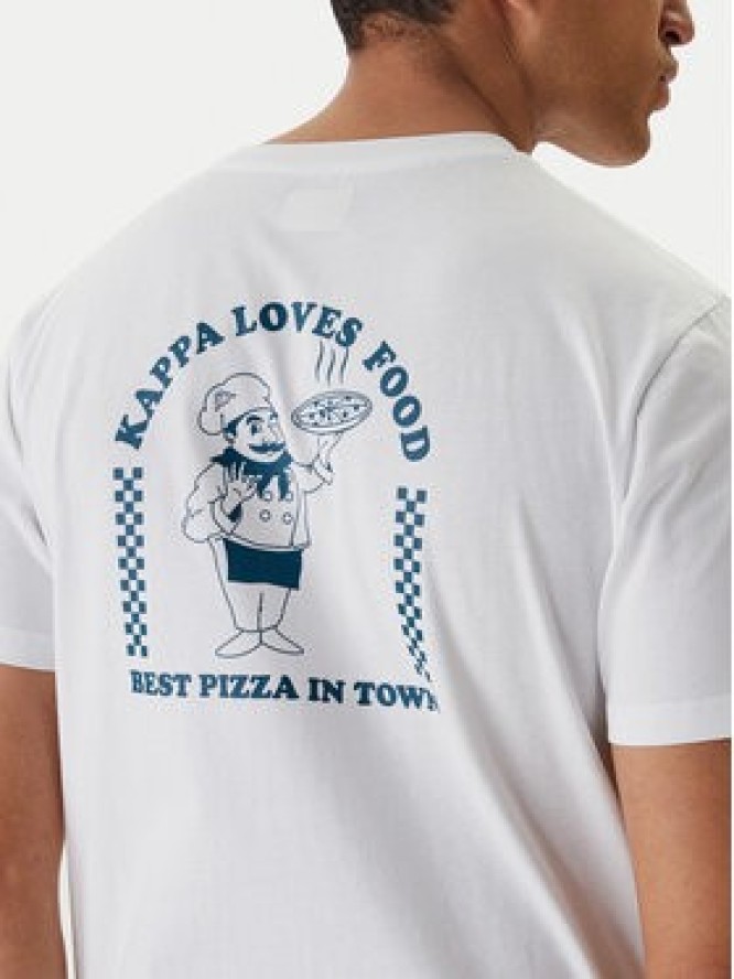 Kappa T-Shirt Ichico 37276JW Biały Regular Fit