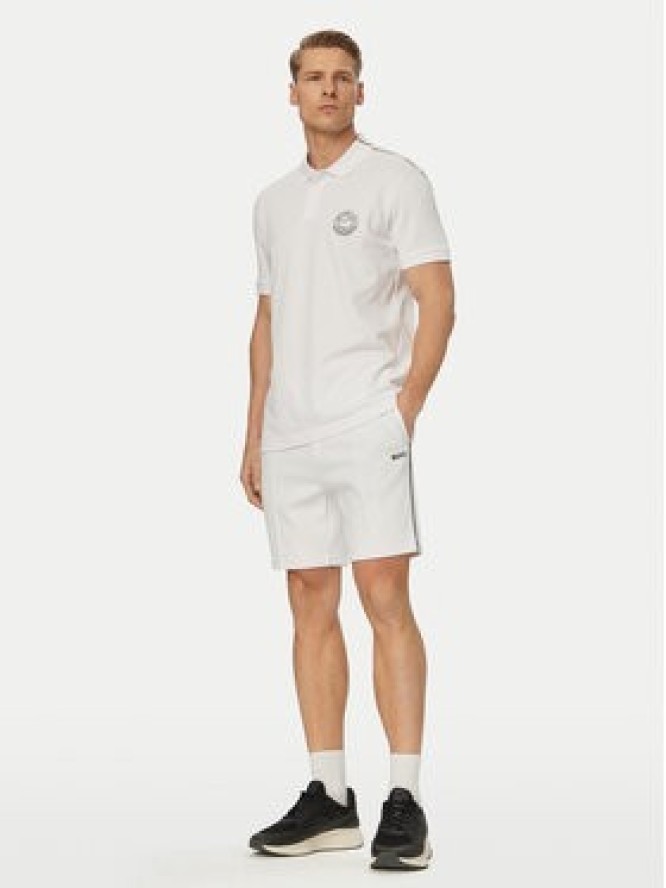 BOSS Szorty sportowe Join Headlo 50561776 Biały Regular Fit