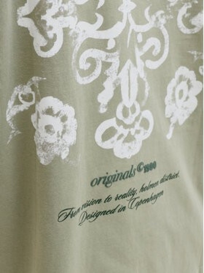 Jack & Jones T-Shirt Montauk Back 12290892 Zielony Regular Fit