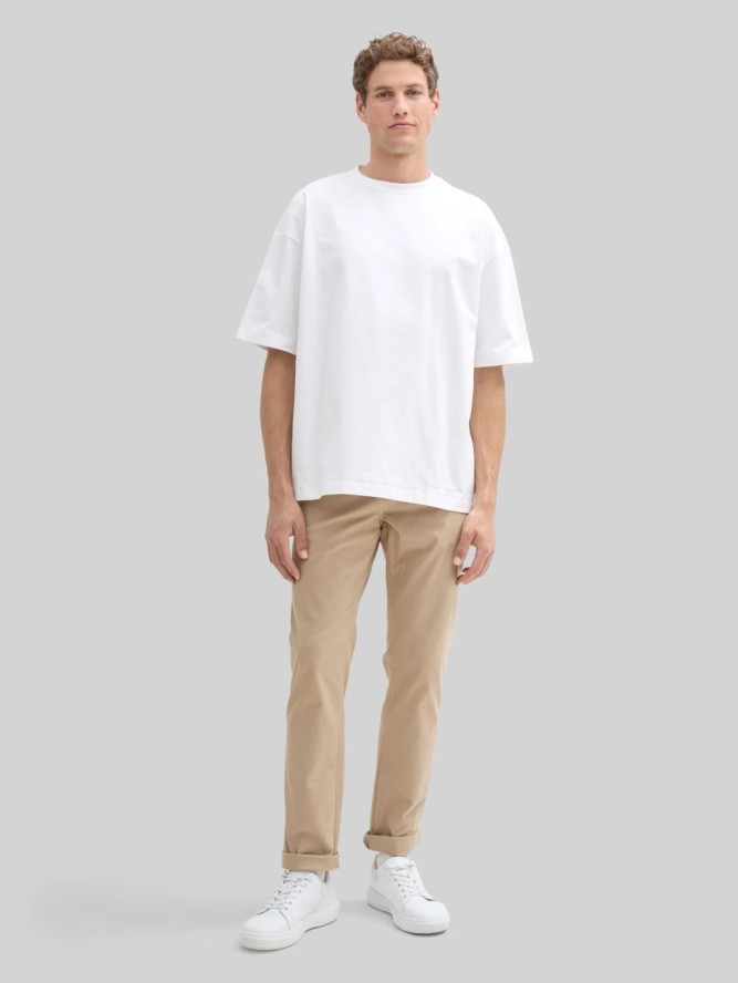 Męska Koszulka Tom Tailor Oversized Boxy T-shirt White 1035912 20000