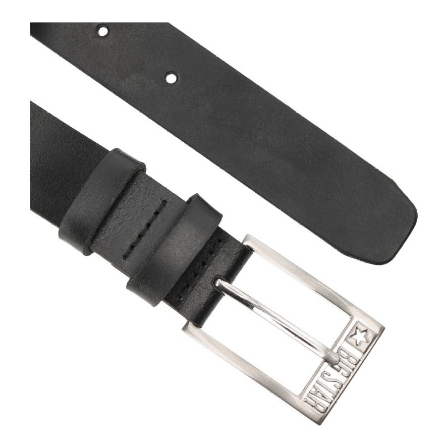Czarny Elegancki Męski Pasek Big Star 95