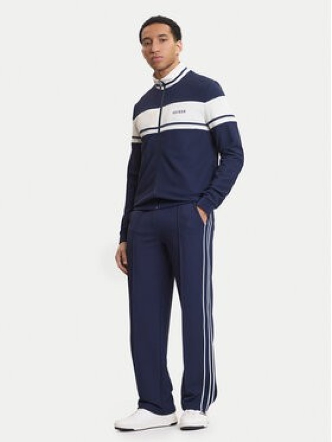 Guess Spodnie dresowe Z6GB14 K3211 Granatowy Regular Fit