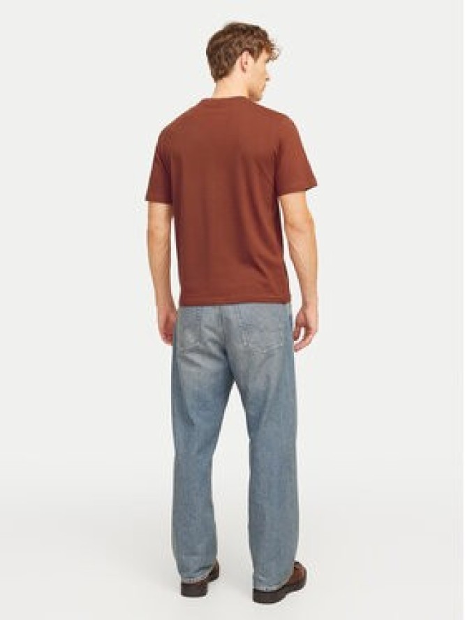 Jack & Jones T-Shirt Vesterbro 12265740 Brązowy Relaxed Fit