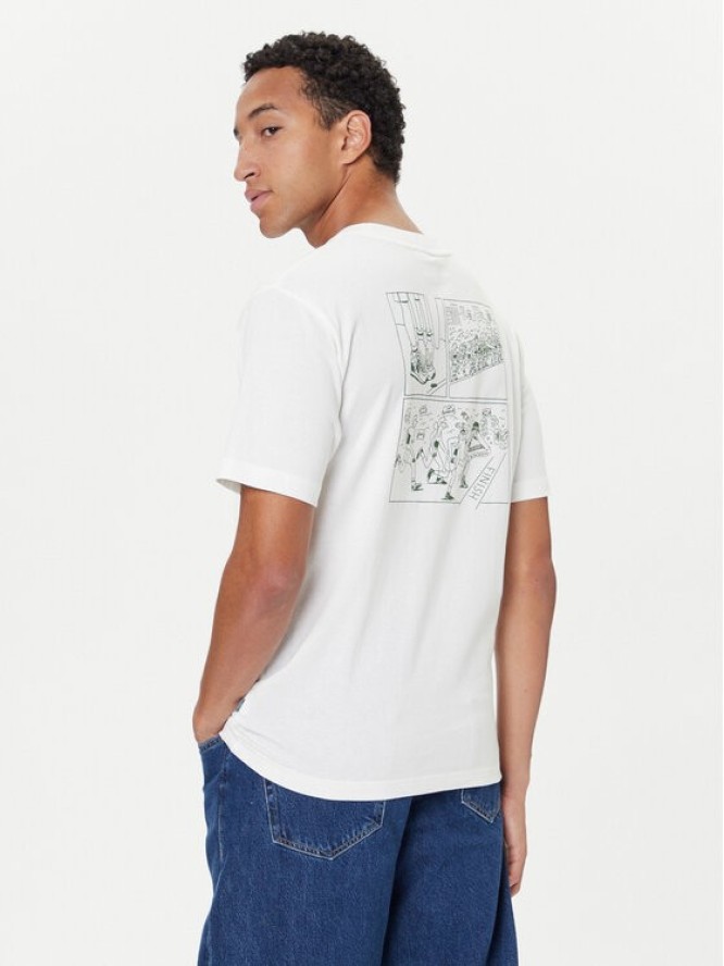 New Balance T-Shirt MT53921 Biały Regular Fit