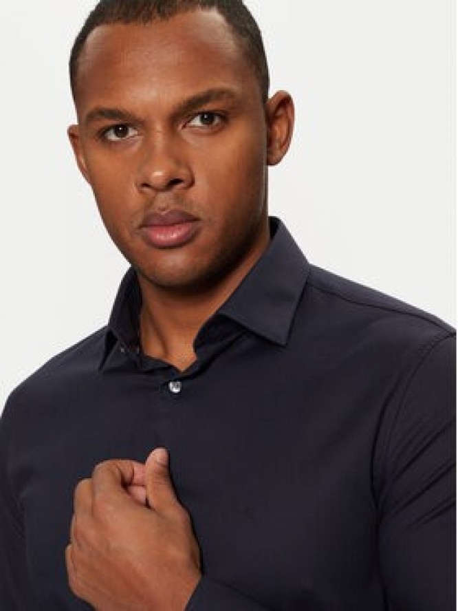 Calvin Klein Koszula K10K108426 Granatowy Slim Fit