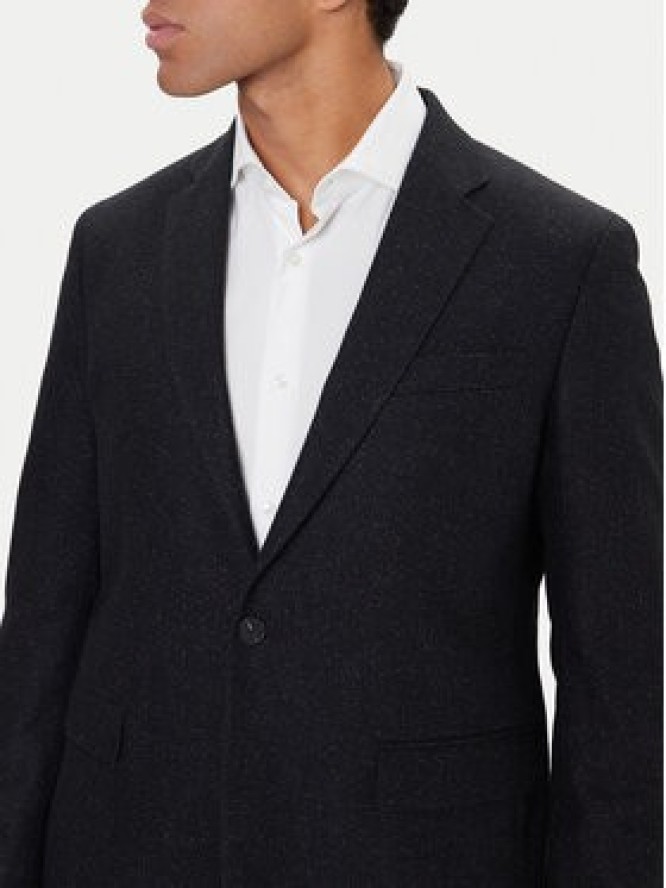 Marc O'Polo Marynarka 529 0170 80094 Szary Shaped Fit