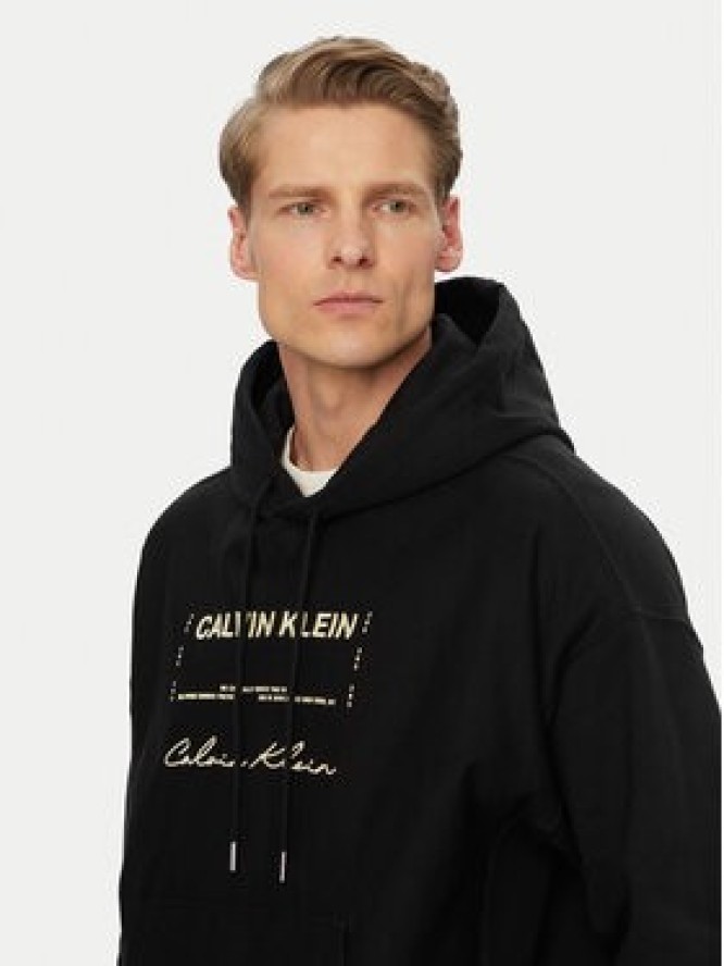 Calvin Klein Jeans Bluza LV04RF247G Czarny Regular Fit