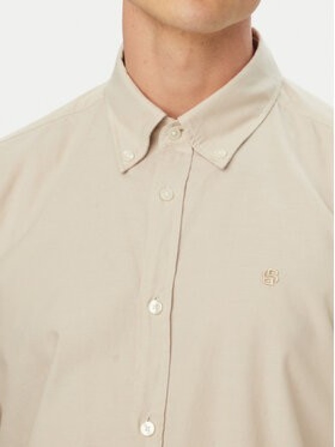 BOSS Koszula H-Liam 50560404 Beżowy Regular Fit