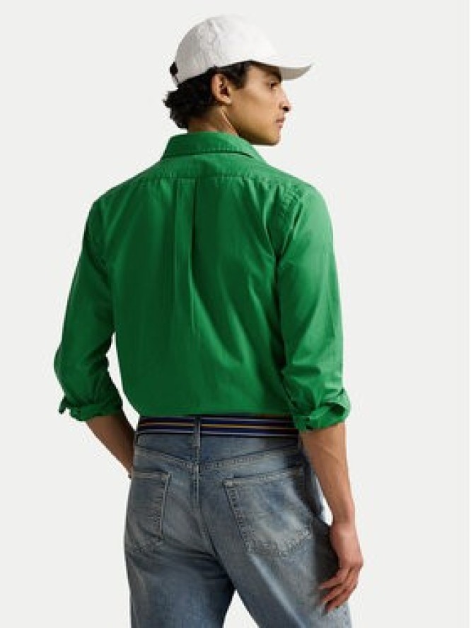 Polo Ralph Lauren Koszula 710937993013 Zielony Custom Fit