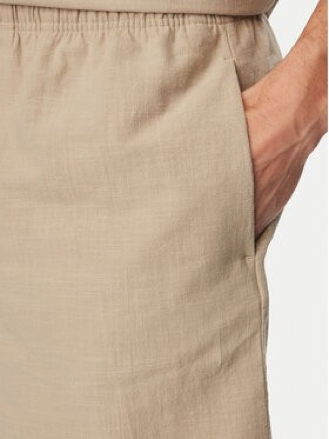 Ysabel Mora Szorty materiałowe 90539 Beżowy ciemny Regular Fit