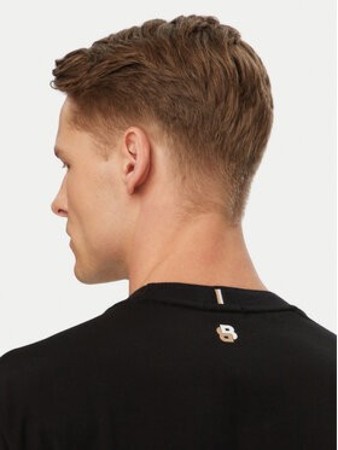 BOSS T-Shirt Open 50560293 Czarny Relaxed Fit