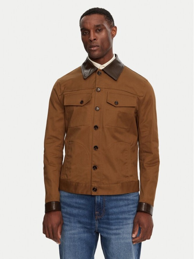 Dolce&Gabbana Kurtka przejściowa G9BJFT GI513 Brązowy Regular Fit