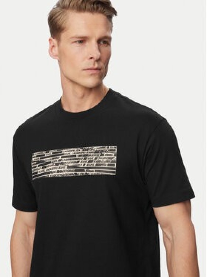 Karl Lagerfeld Jeans T-Shirt B2M17053 Czarny Relaxed Fit