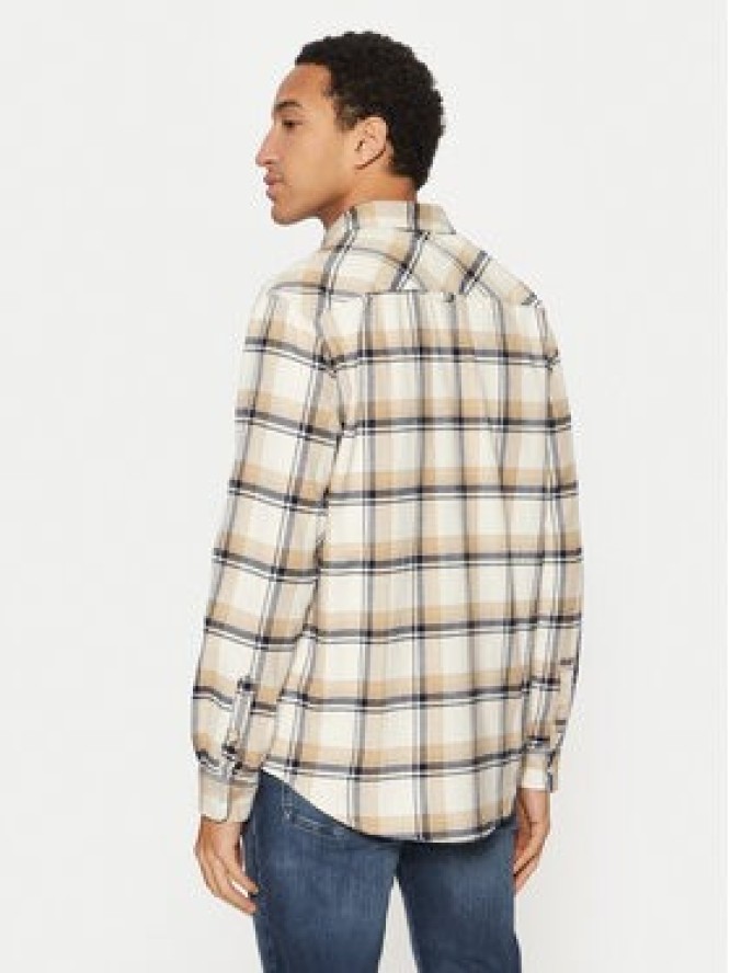 Tommy Jeans Koszula Check Flannel DM0DM20670 Beżowy Regular Fit