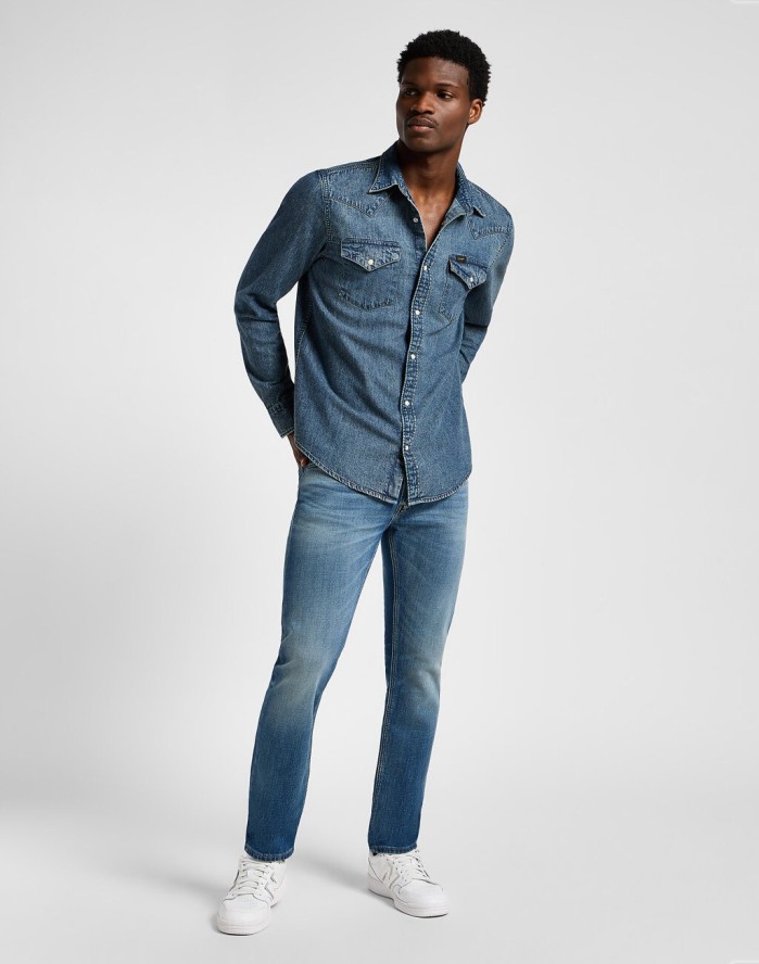LEE LUKE MĘSKIE SPODNIE JEANSOWE JEANSY DŻINSY RISING TIDE 112358460 L719008606