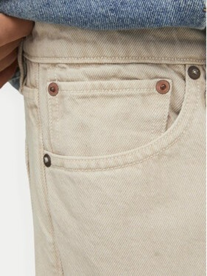 Jack & Jones Jeansy Chris 12246401 Beżowy Relaxed Fit