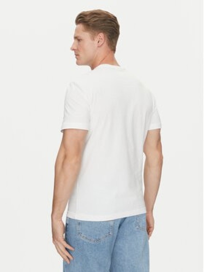 Calvin Klein T-Shirt Linear Ombre K10K114163 Biały Regular Fit