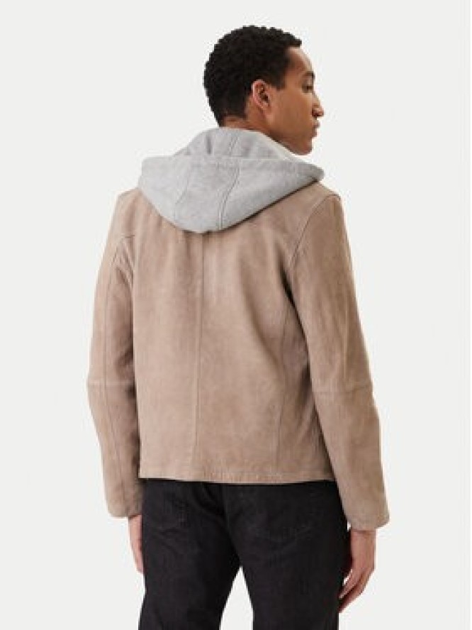 Milestone Kurtka skórzana Rivoli 612205 60785 Beżowy Regular Fit