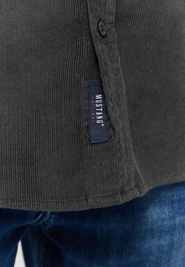 Męska Koszula MUSTANG Iowa Pirate Black 1015628 4088