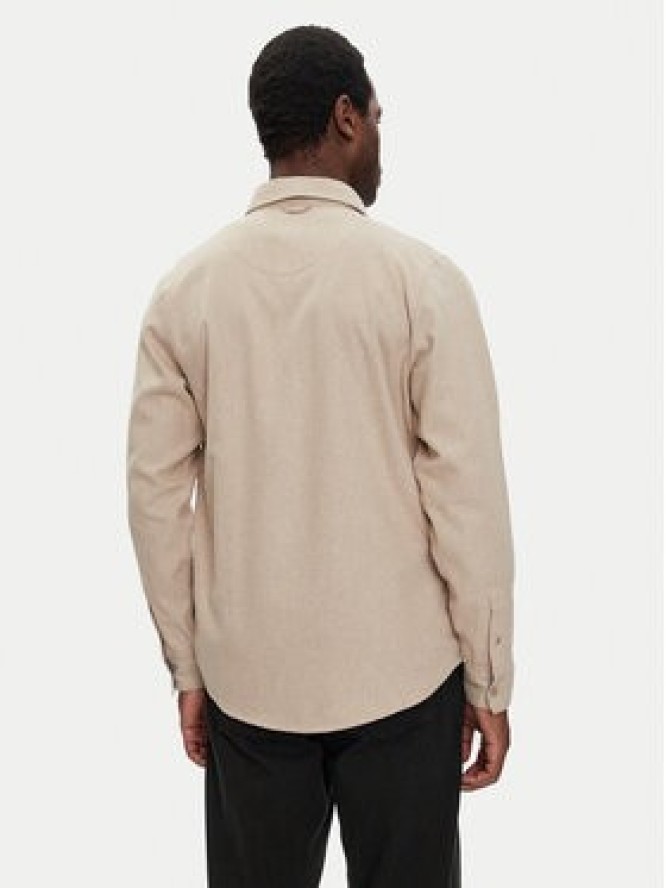 Brave Soul Koszula MSH-230CONANB Beżowy Regular Fit