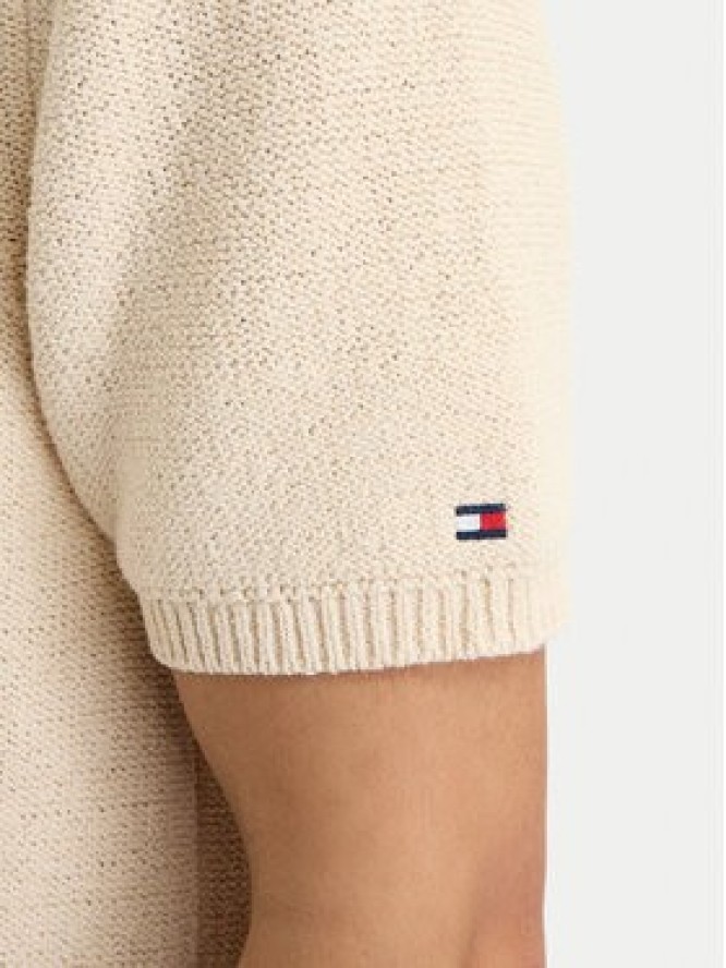 Tommy Hilfiger Koszula MW0MW42796 Kremowy Regular Fit