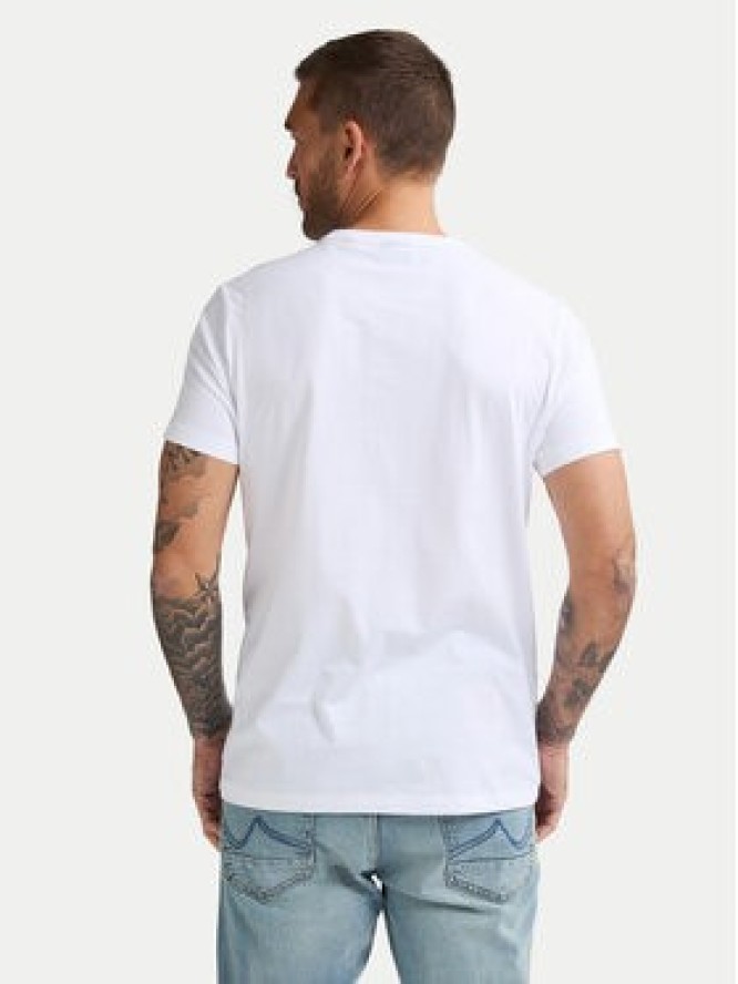 Petrol Industries T-Shirt M-1050-TSR644 Biały Regular Fit