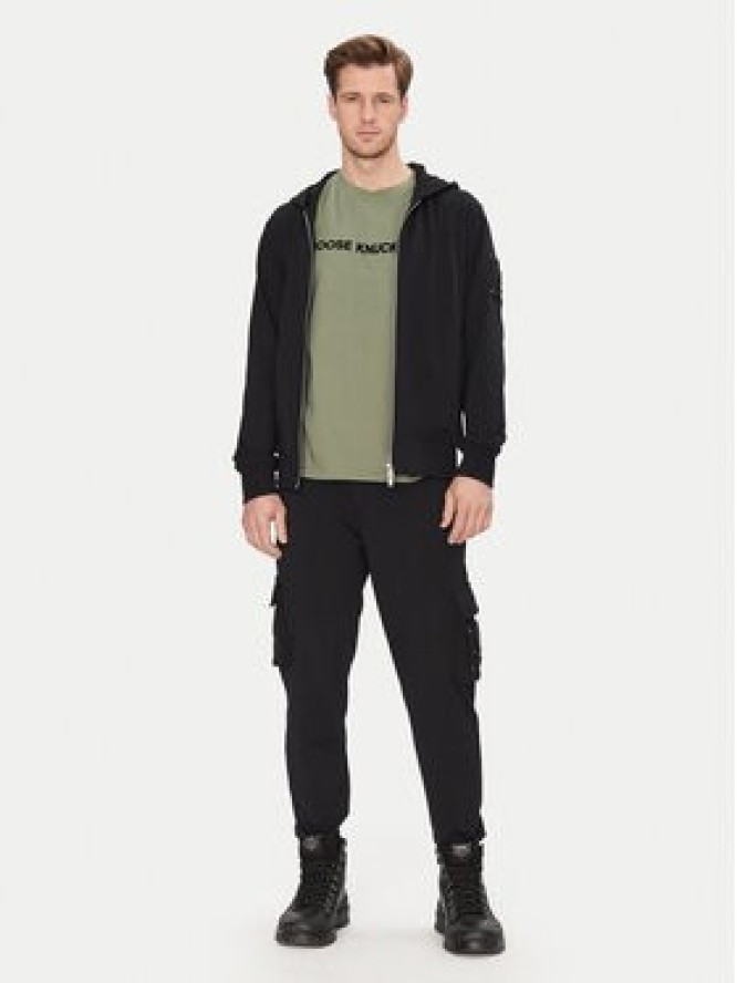 Moose Knuckles T-Shirt Conway M15MT760 Zielony Regular Fit