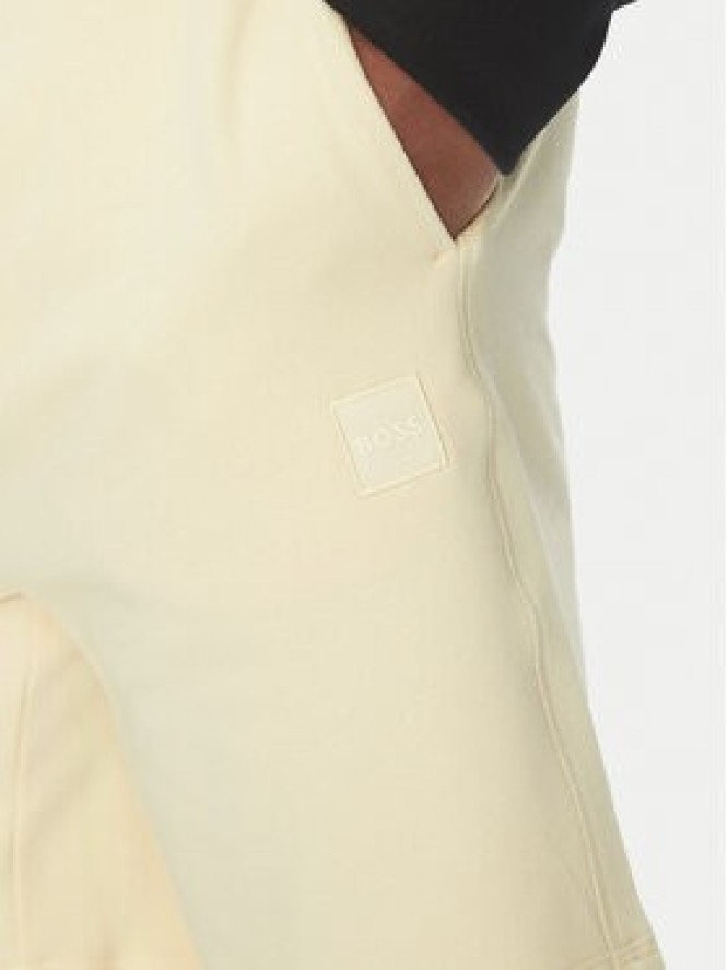 BOSS Szorty sportowe Sewalk 50511726 Żółty Regular Fit