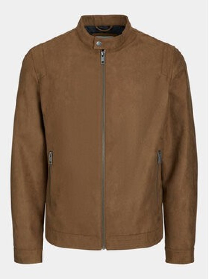 Jack & Jones Kurtka z imitacji skóry Rocky 12223141 Brązowy Regular Fit
