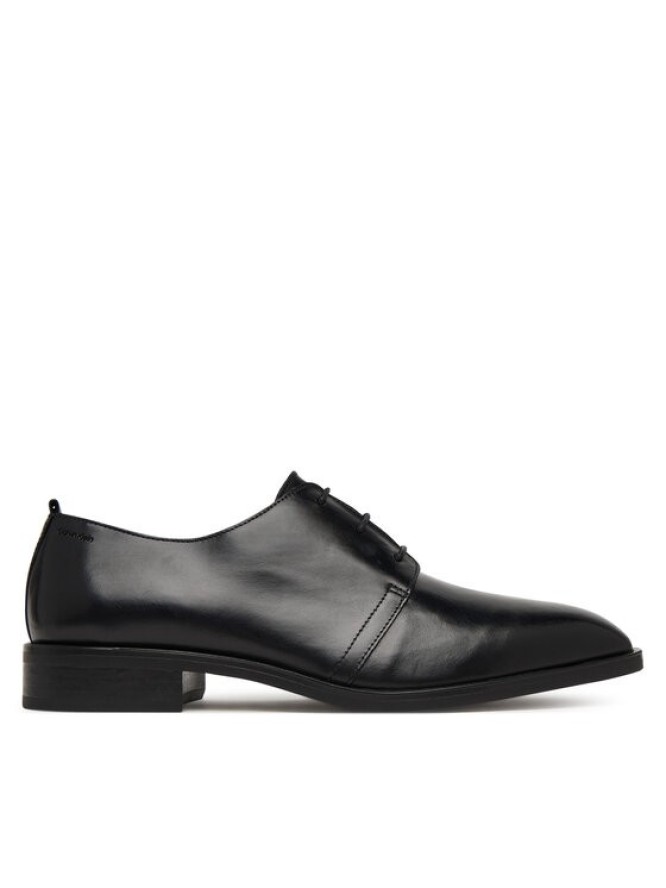 Calvin Klein Półbuty Slim Clean Derby Lth HM0HM02004 Czarny