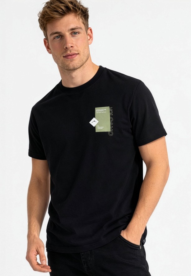 T-shirt męski, Comfort Fit, T-PATCH