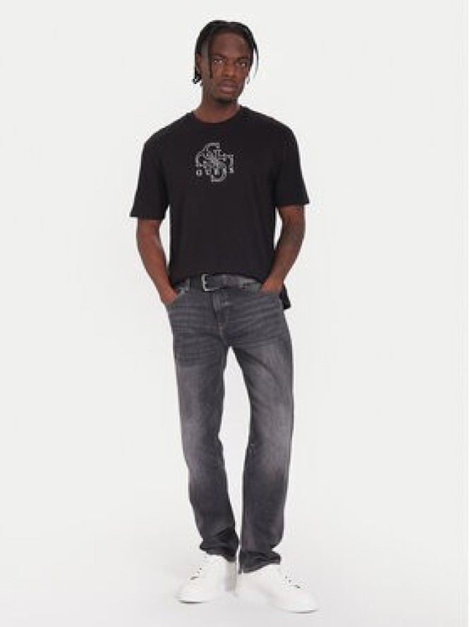 Guess T-Shirt M5BI76 I3Z14 Czarny Relaxed Fit