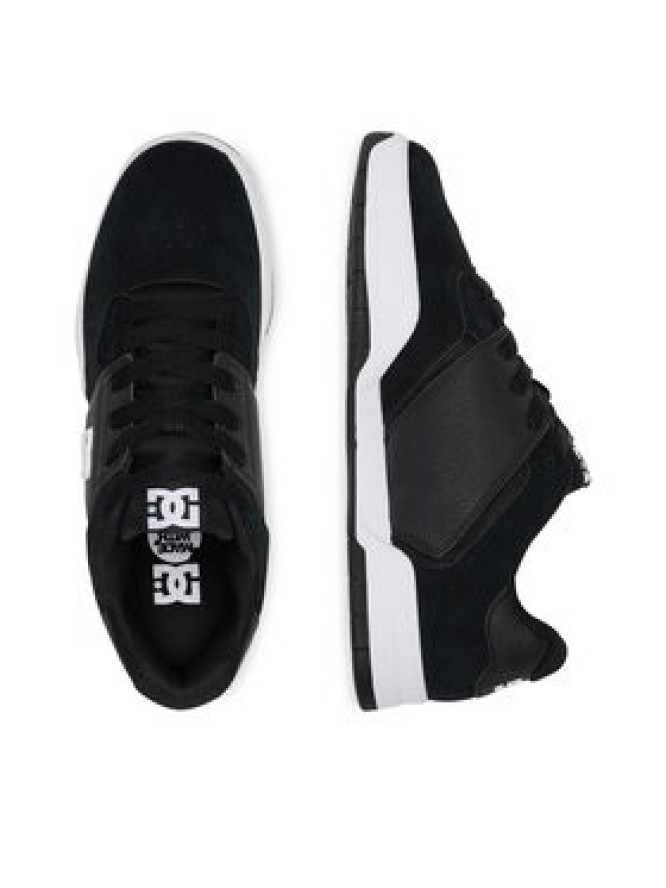 DC Shoes Sneakersy CENTRAL ADYS100551-BKW Czarny