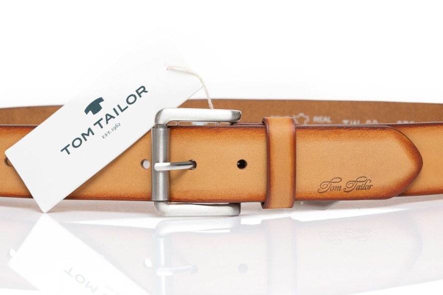 TOM TAILOR PASEK SKÓRZANY SOPO-TT376 641 40mm Ledergürtel RO2689