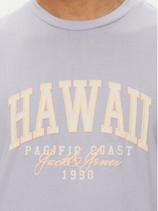 Jack & Jones T-Shirt Detroit 12268441 Fioletowy Relaxed Fit