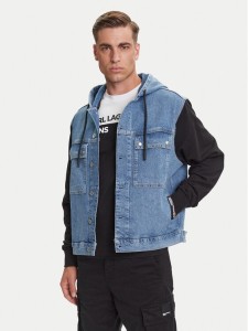 Karl Lagerfeld Jeans Kurtka jeansowa A3M14007 Niebieski Regular Fit