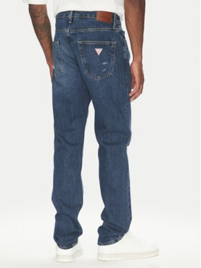 Guess Jeans Jeansy M5YA1C D5MK1 Granatowy Regular Fit