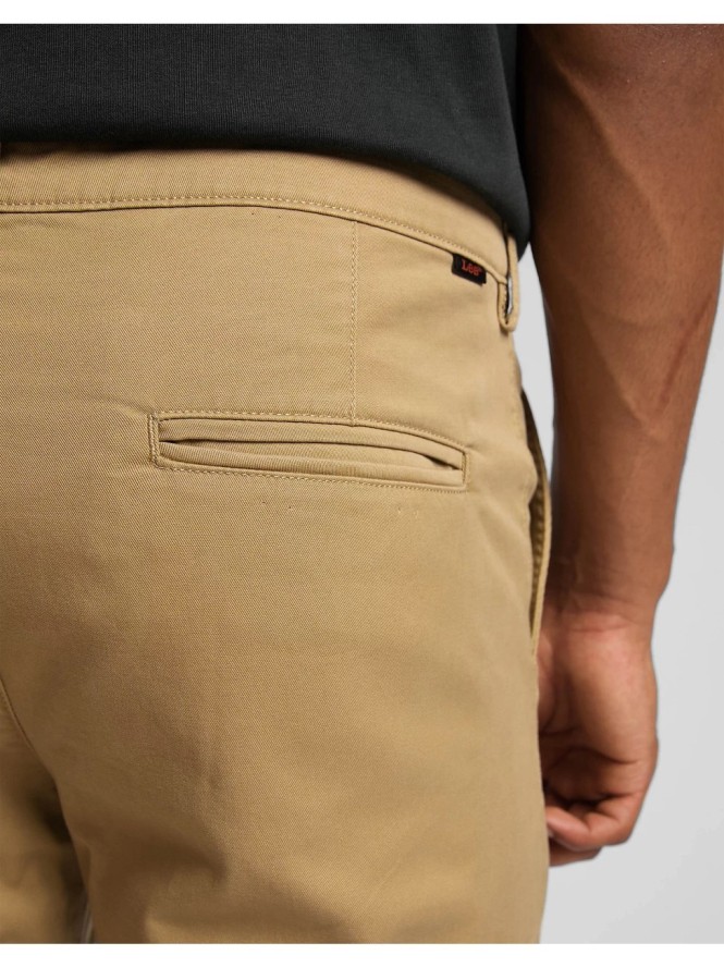 LEE MĘSKIE SPODNIE MATERIAŁOWE LEE SLIM CHINO CLAY L71LTY60 112324935