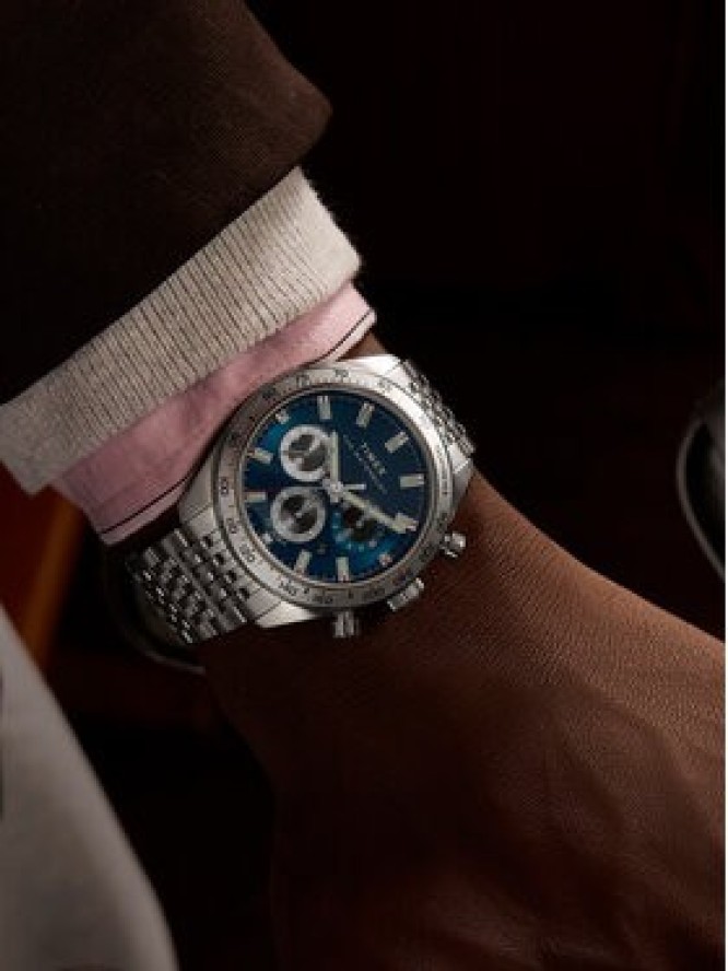 Timex Zegarek Waterbury TW2Y18500 Srebrny