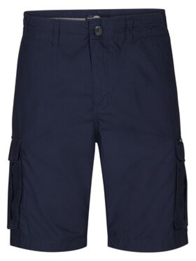 Petrol Industries Szorty materiałowe M-1050-SHO600 Granatowy Cargo Fit