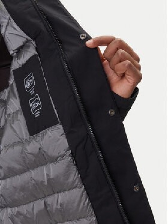 Geox Płaszcz zimowy Aurelio M5625K T3194 F9000 Czarny Regular Fit