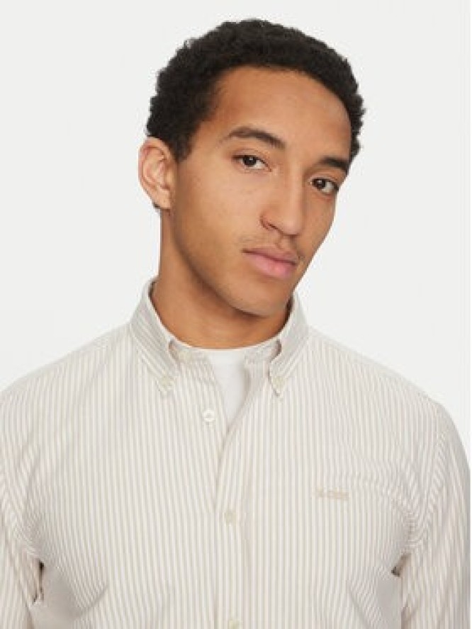 BOSS Koszula Roan 50520275 Beżowy Slim Fit