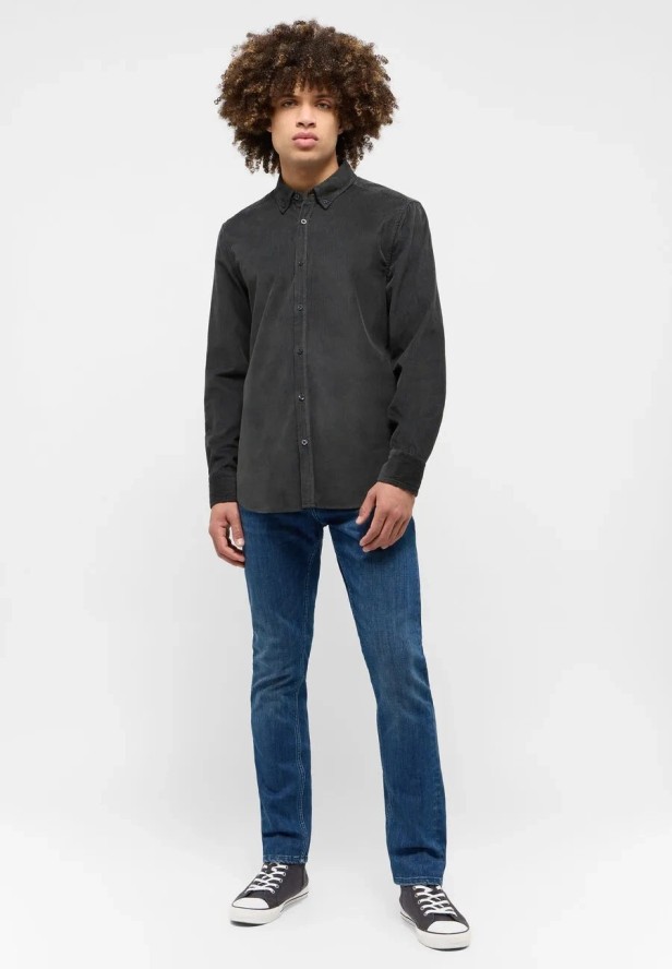 Męska Koszula MUSTANG Iowa Pirate Black 1015628 4088