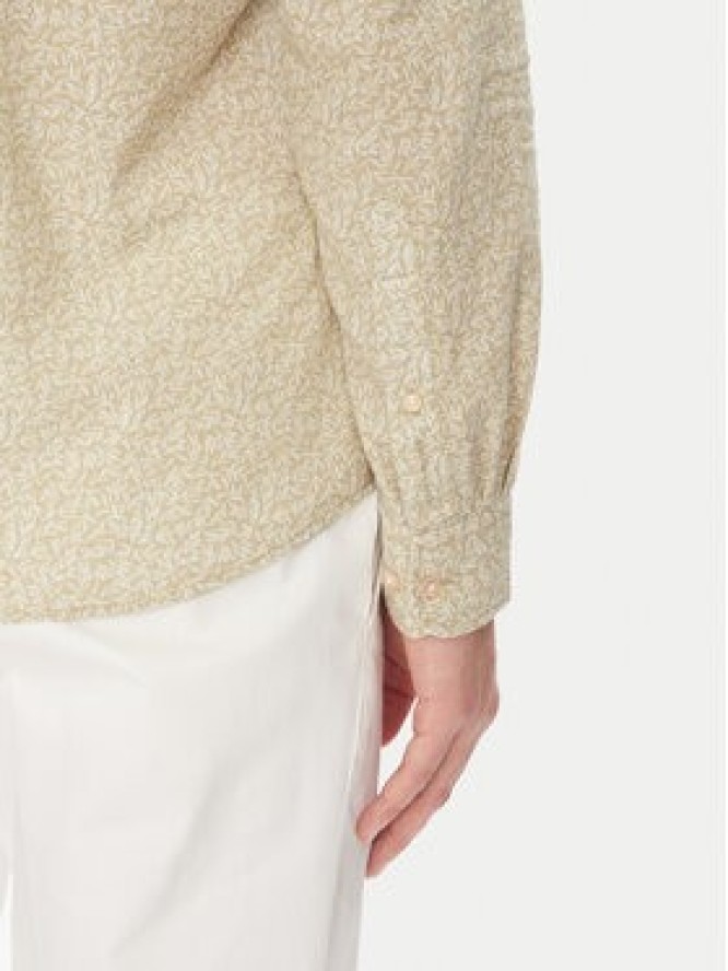 Pierre Cardin Koszula C6 41017.0451 Beżowy Modern Fit