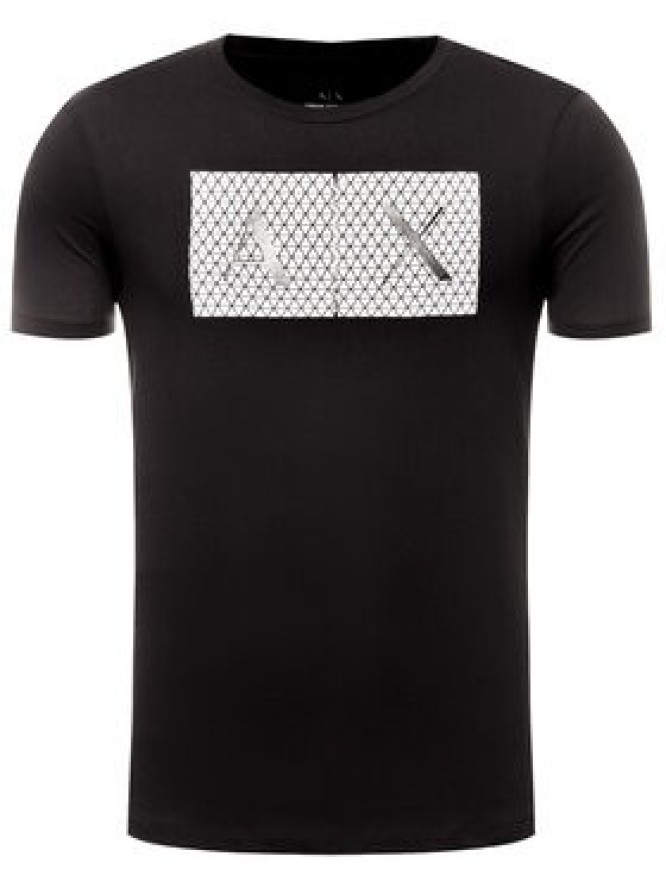 Armani Exchange T-Shirt 8NZTCK Z8H4Z 1200 Czarny Slim Fit